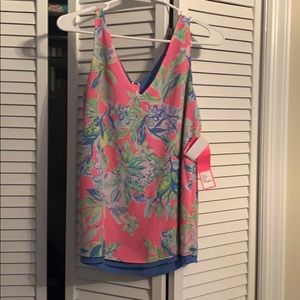NWT Lilly Pulitzer florin top Xs